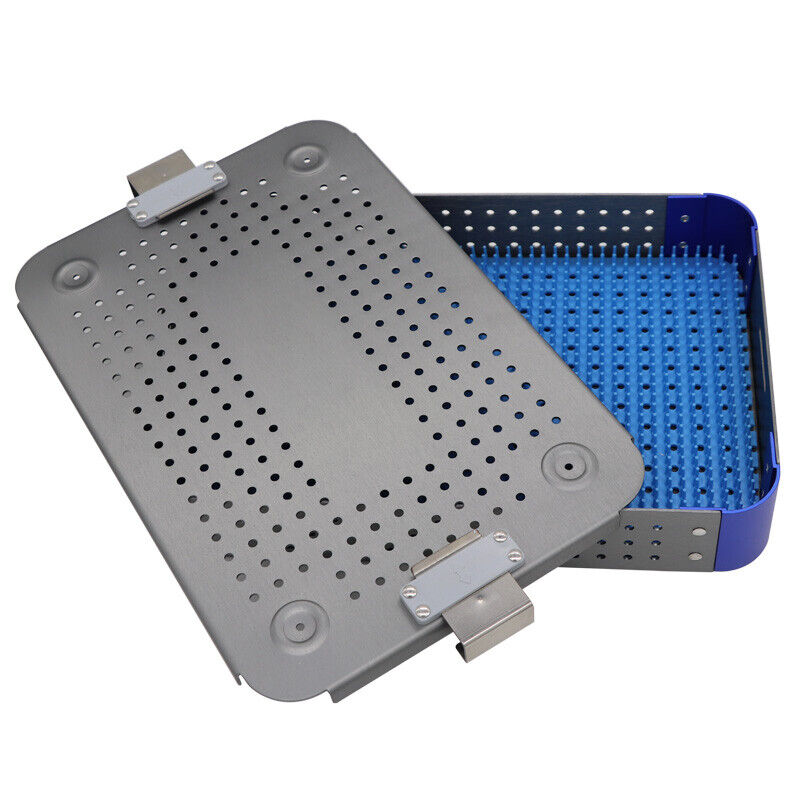 Aluminium MicroSurgical Instruments Disinfection Sterilization Tray Box Case