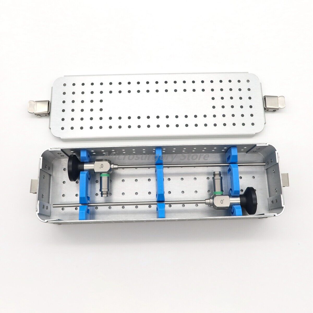 Aluminum Sinuscope and Otoscope Sterilization Trays Disinfection Box