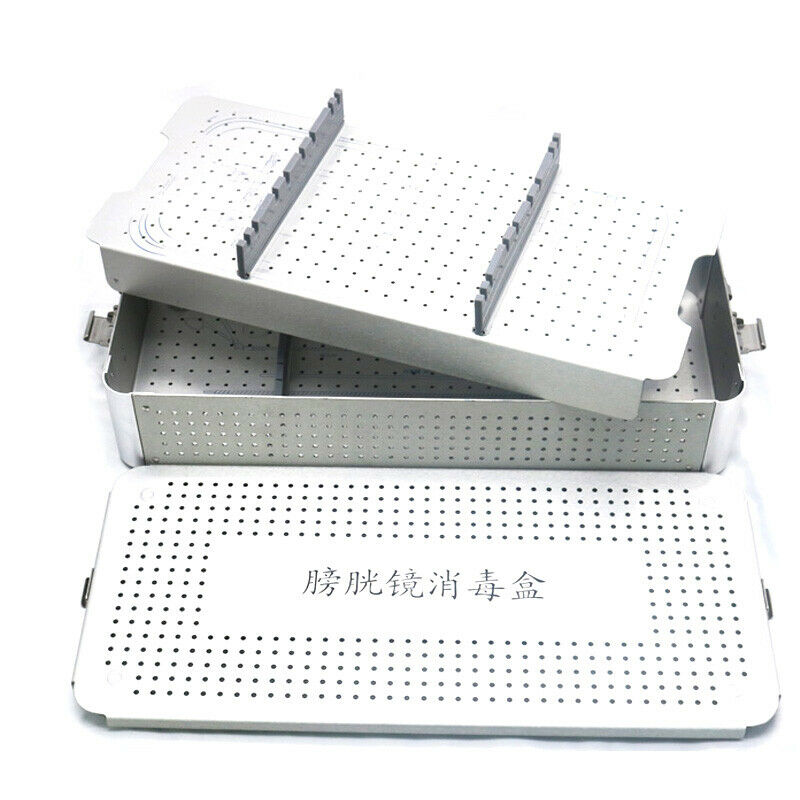 Cystoscope Aluminium Sterilization Tray Surgical Instrument Disinfection Box